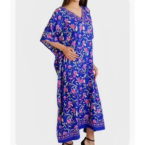 NWT Miss Lavish London 6-12 MuuMuu Kaftan Brilliant Multicolor Floral